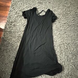 black comfy dress